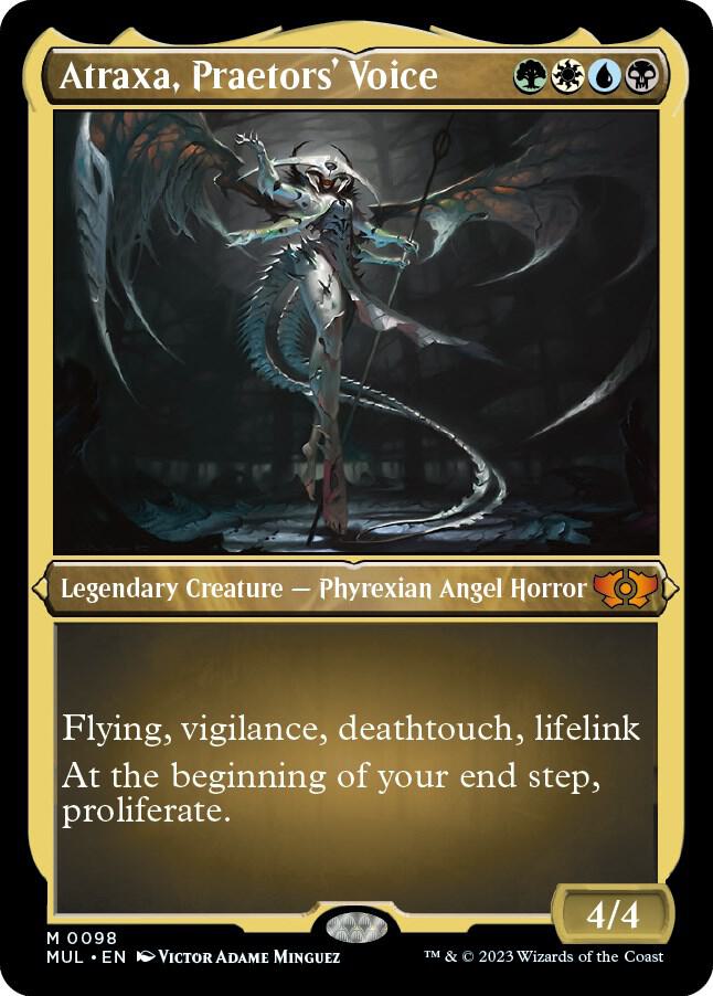 Atraxa, Praetors' Voice (Foil Etched) [Multiverse Legends]