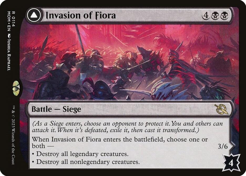 Invasion of Fiora // Marchesa, Resolute Monarch [March of the Machine]