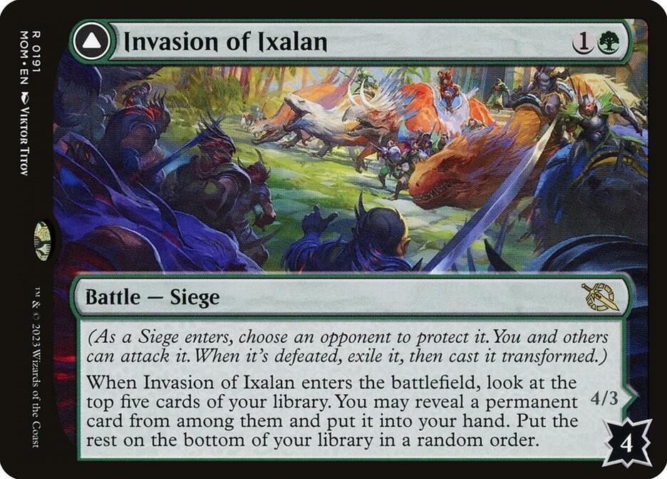 Invasion of Ixalan // Belligerent Regisaur [March of the Machine]