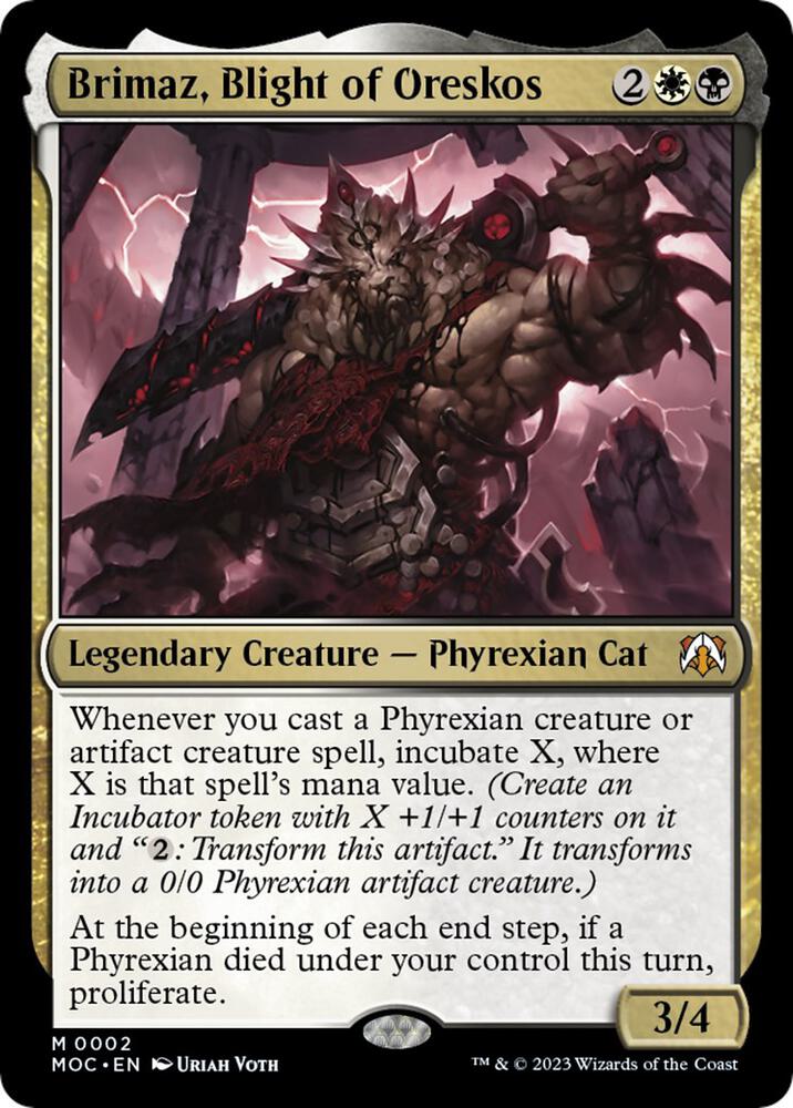 Brimaz, Blight of Oreskos [March of the Machine Commander]