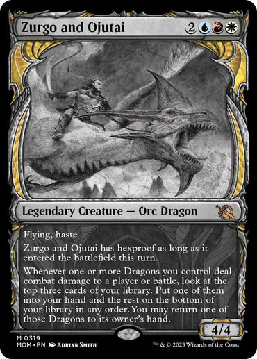 Zurgo and Ojutai (Showcase Planar Booster Fun) [March of the Machine]