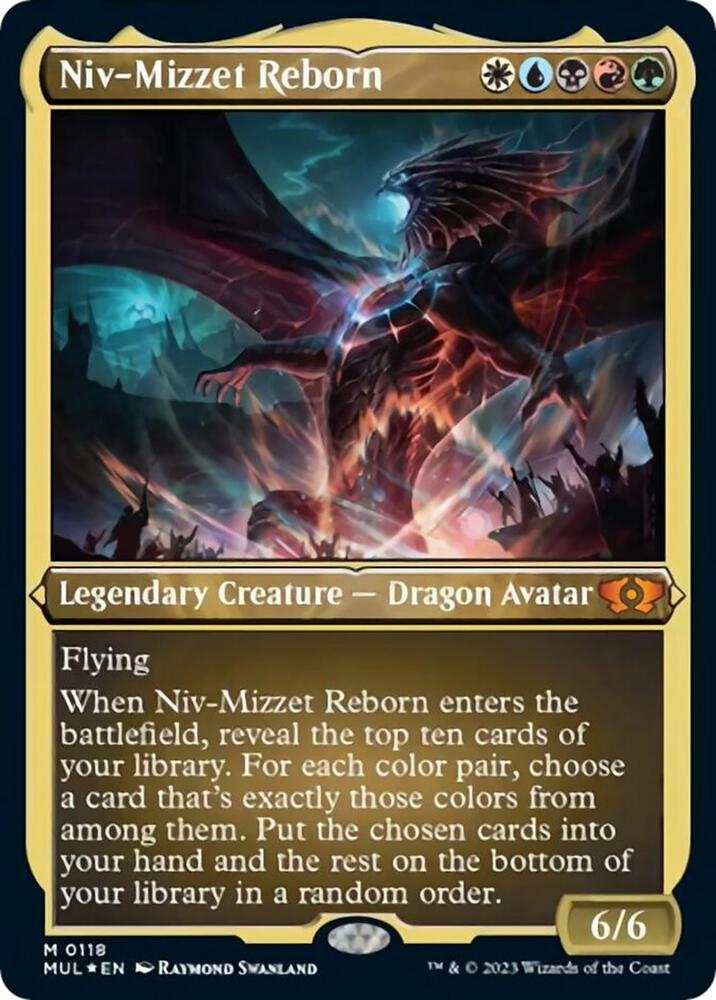 Niv-Mizzet Reborn (Foil Etched) [Multiverse Legends]