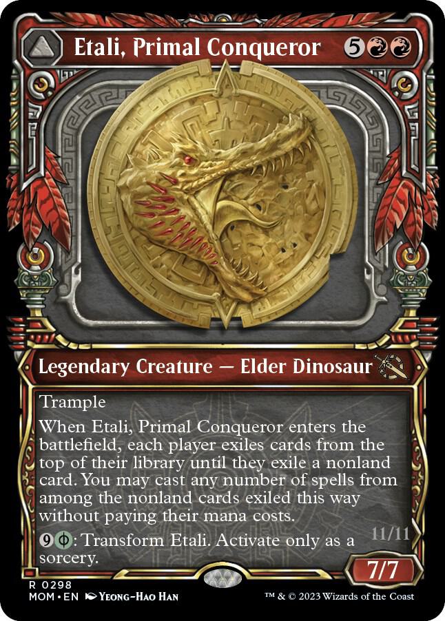 Etali, Primal Conqueror // Etali, Primal Sickness (Showcase Planar Booster Fun) [March of the Machine]
