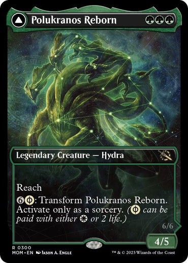 Polukranos Reborn // Polukranos, Engine of Ruin (Showcase Planar Booster Fun) [March of the Machine]