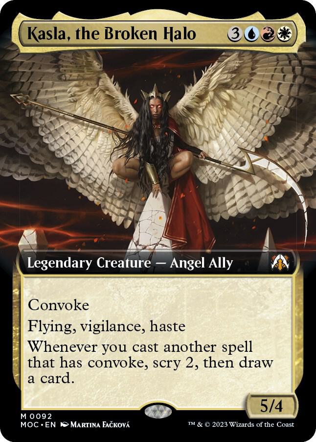 Kasla, the Broken Halo (Extended Art) [March of the Machine Commander]