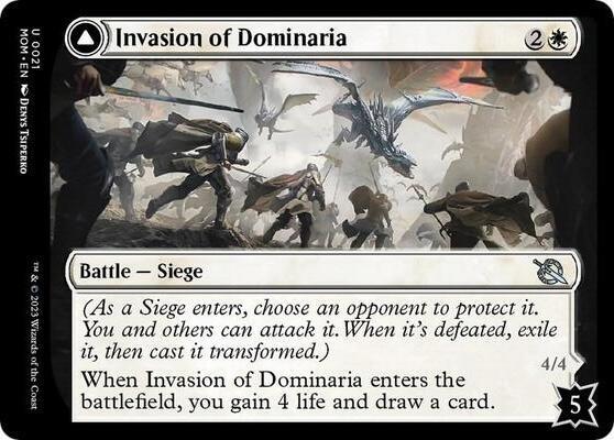 Invasion of Dominaria // Serra Faithkeeper [March of the Machine]