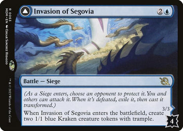 Invasion of Segovia // Caetus, Sea Tyrant of Segovia [March of the Machine]