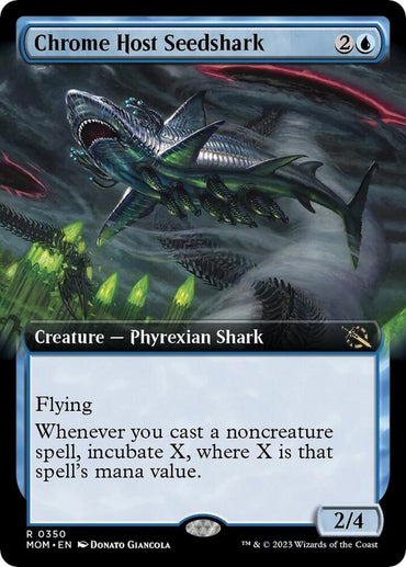 Chrome Host Seedshark (Extended Art) [March of the Machine]
