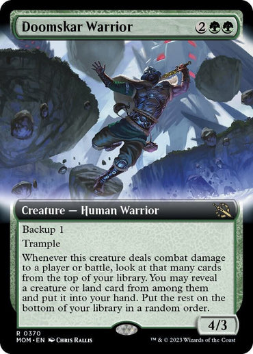 Doomskar Warrior (Extended Art) [March of the Machine]