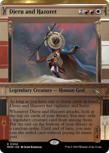 Djeru and Hazoret (Showcase Planar Booster Fun) [March of the Machine]