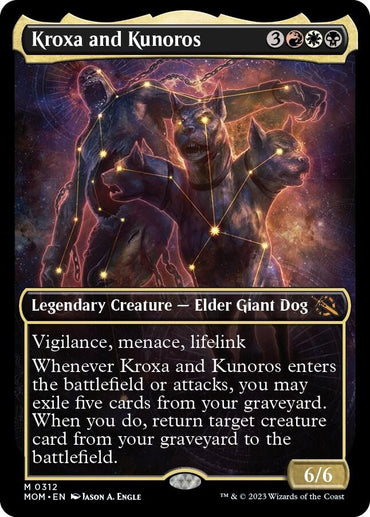 Kroxa and Kunoros (Showcase Planar Booster Fun) [March of the Machine]
