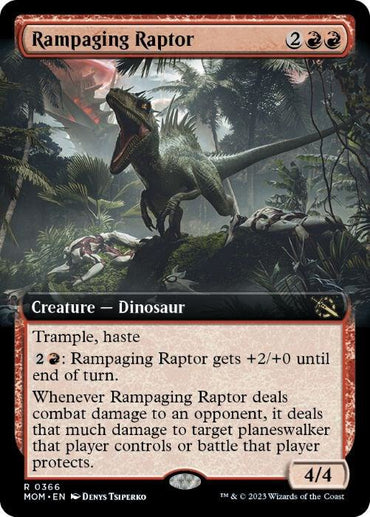 Rampaging Raptor (Extended Art) [March of the Machine]