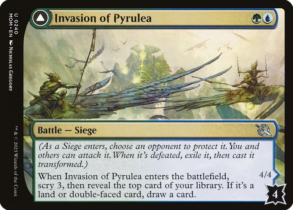 Invasion of Pyrulea // Gargantuan Slabhorn [March of the Machine]