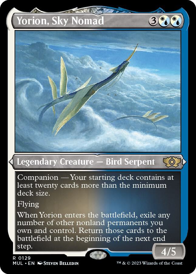 Yorion, Sky Nomad (Foil Etched) [Multiverse Legends]