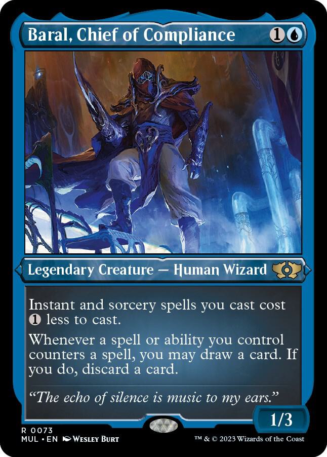 Baral, Chief of Compliance (Foil Etched) [Multiverse Legends]
