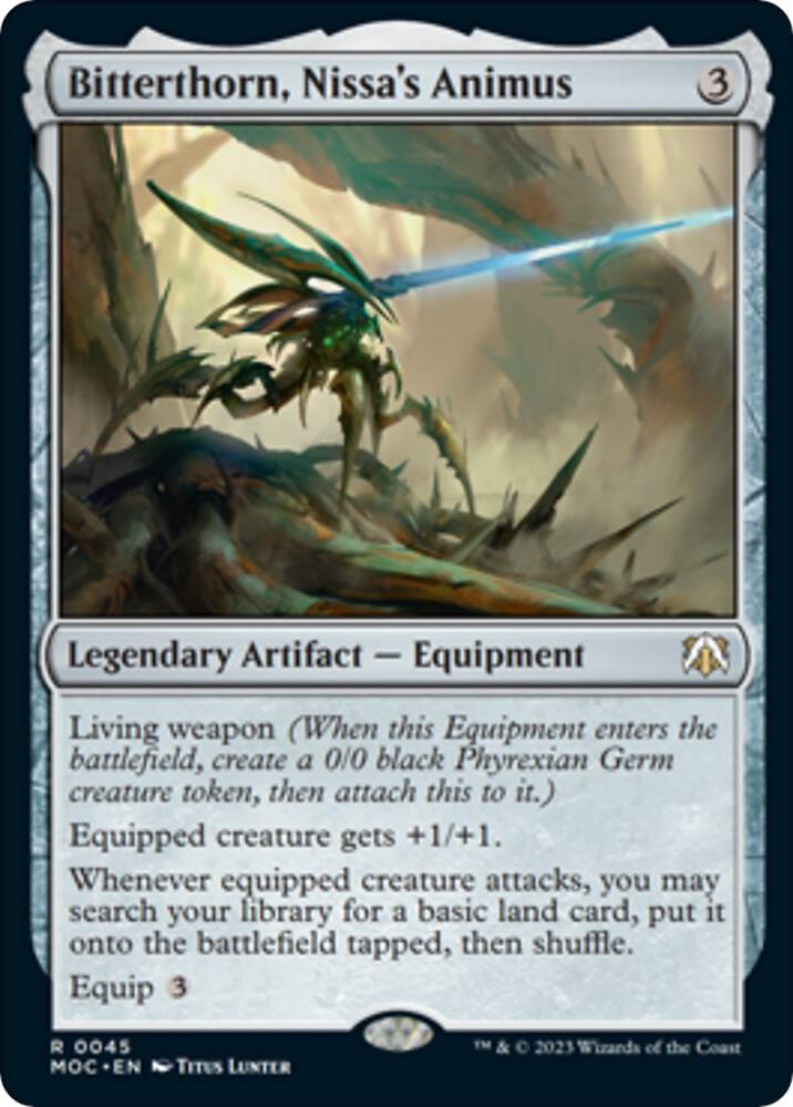 Bitterthorn, Nissa's Animus [March of the Machine Commander]