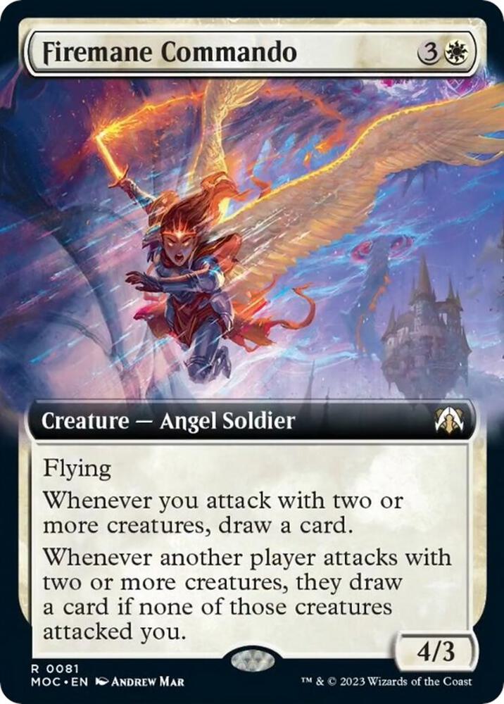 Firemane Commando (Extended Art) [March of the Machine Commander]