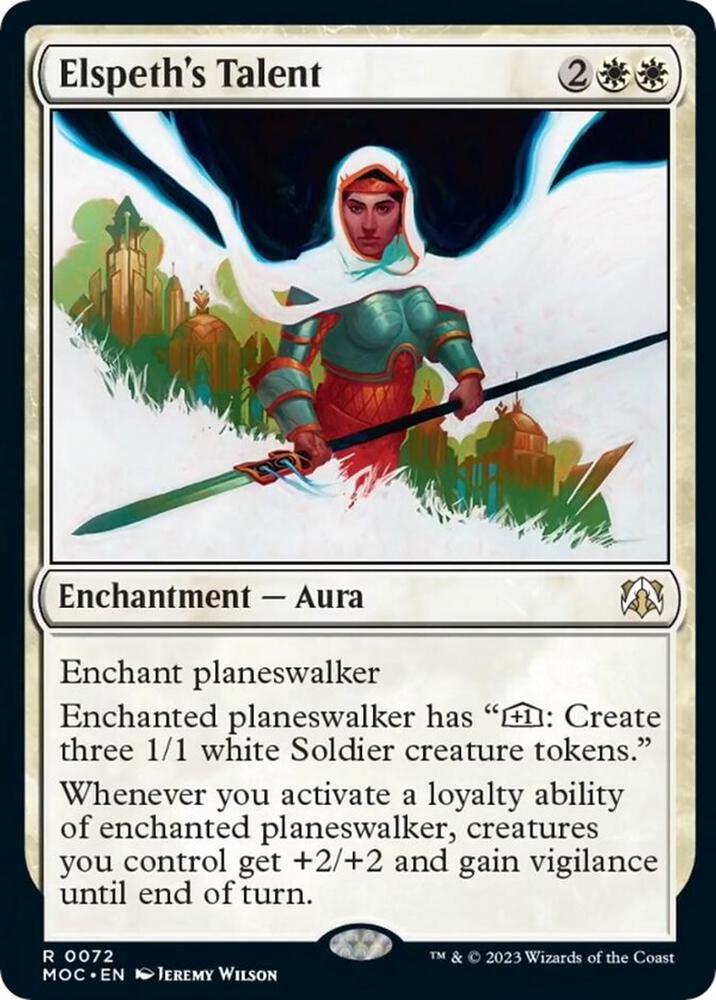 Elspeth's Talent [March of the Machine Commander]