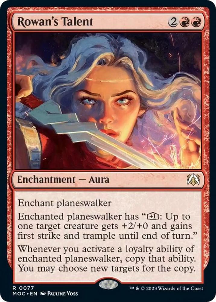 Rowan's Talent [March of the Machine Commander]