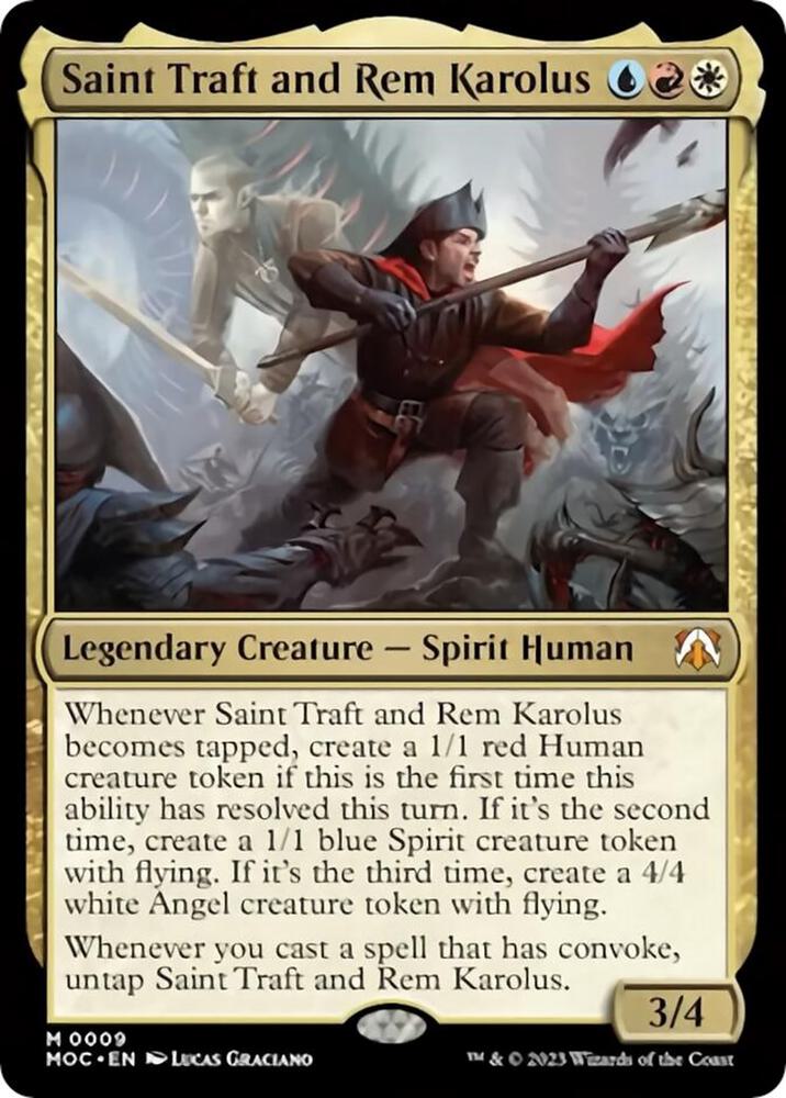 Saint Traft and Rem Karolus [March of the Machine Commander]