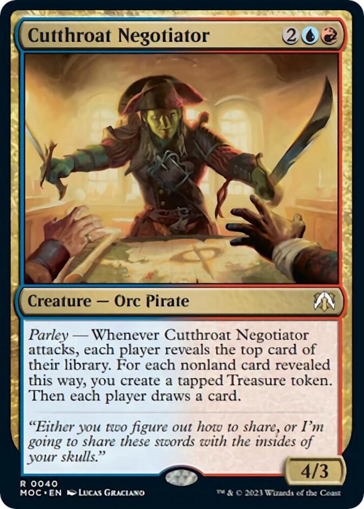 Cutthroat Negotiator [March of the Machine Commander]