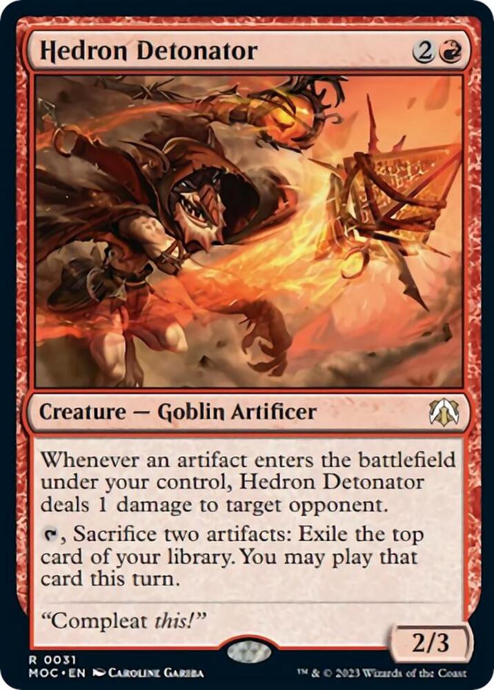 Hedron Detonator [March of the Machine Commander]