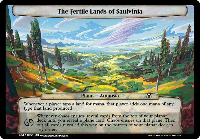 The Fertile Lands of Saulvinia [March of the Machine Commander]