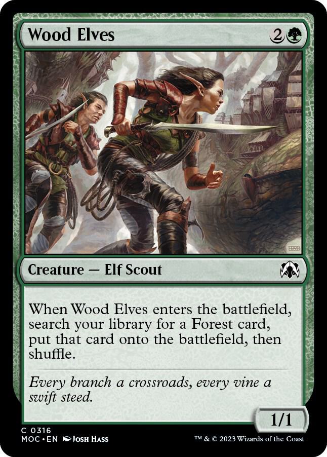 Wood Elves [March of the Machine Commander]