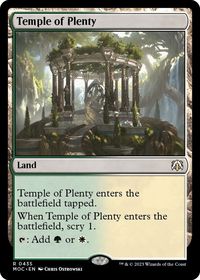 Temple of Plenty [March of the Machine Commander]