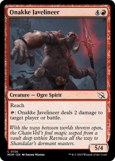 Onakke Javelineer [March of the Machine]