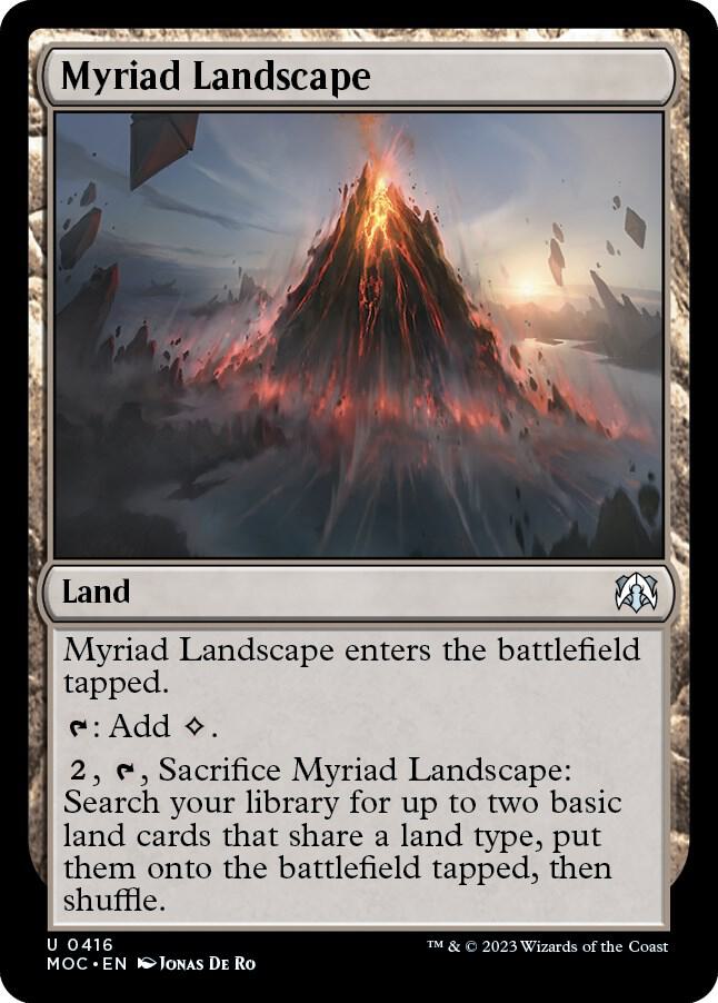 Myriad Landscape [March of the Machine Commander]