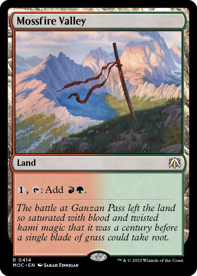 Mossfire Valley [March of the Machine Commander]