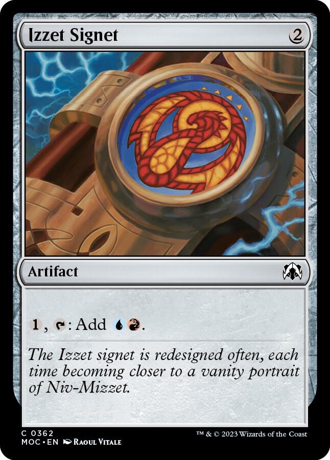 Izzet Signet [March of the Machine Commander]