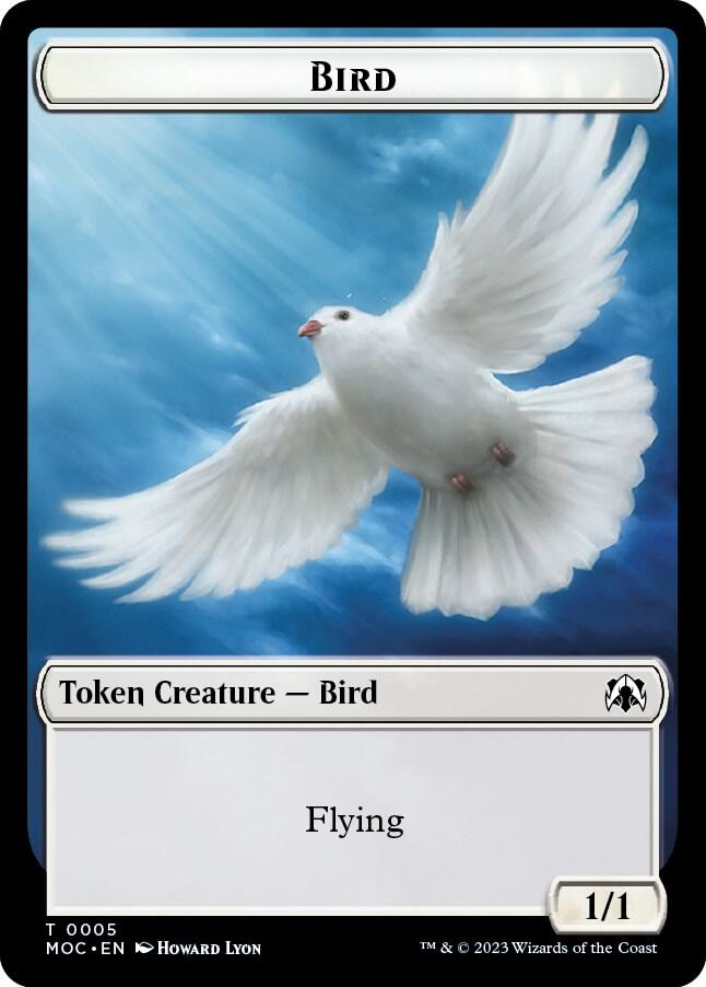 Bird // Kobolds of Kher Keep Double-Sided Token [March of the Machine Commander Tokens]