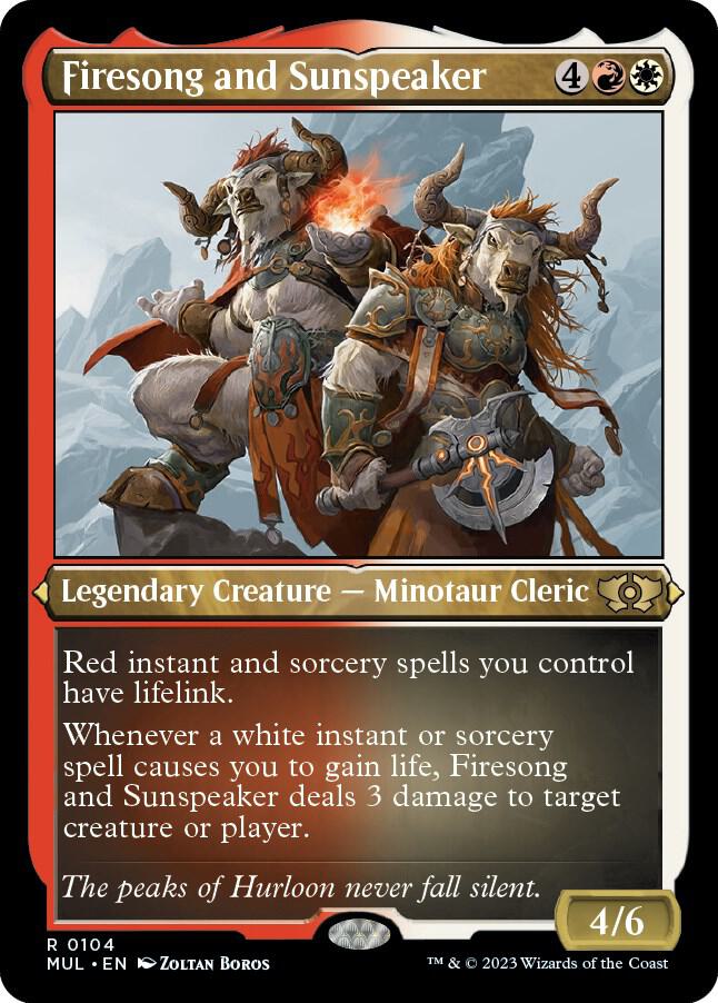 Firesong and Sunspeaker (Foil Etched) [Multiverse Legends]
