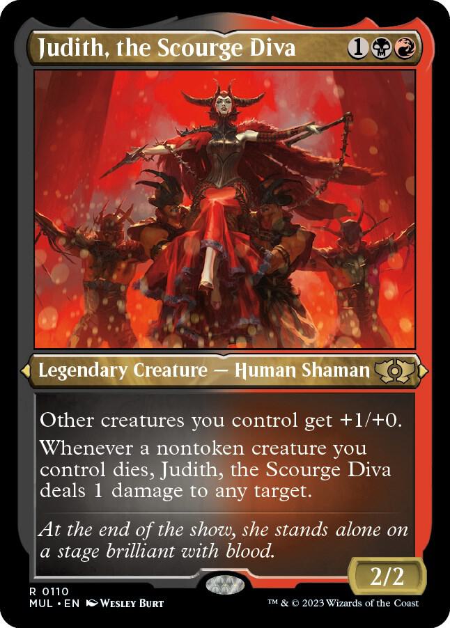 Judith, the Scourge Diva (Foil Etched) [Multiverse Legends]