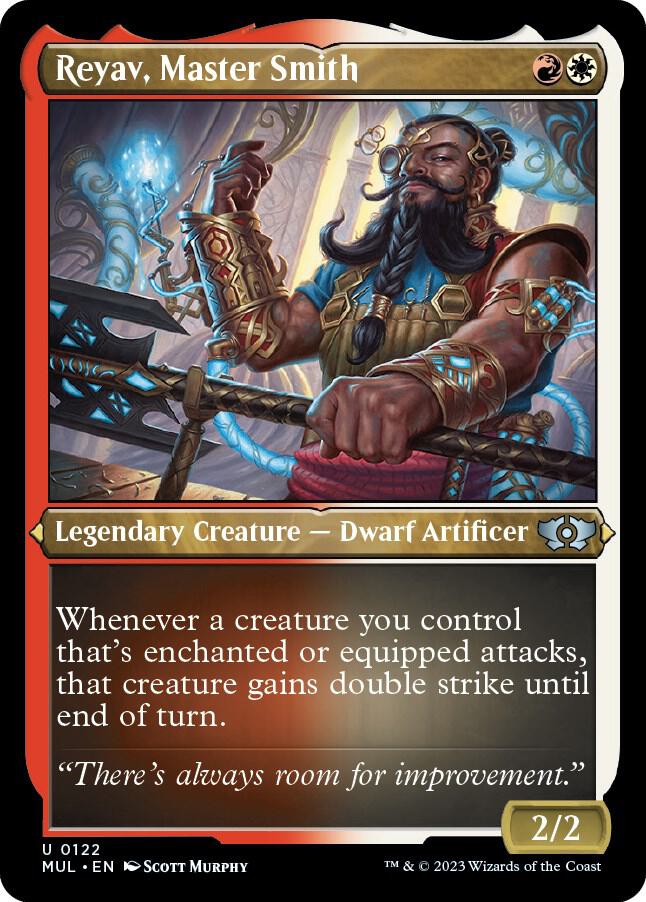 Reyav, Master Smith (Foil Etched) [Multiverse Legends]