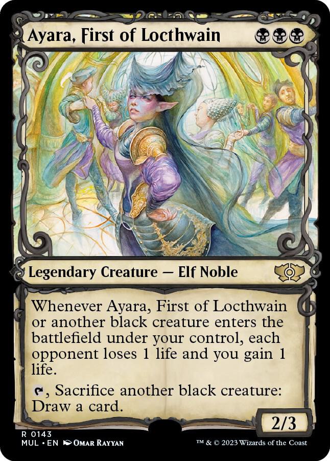 Ayara, First of Locthwain (Halo Foil) [Multiverse Legends]
