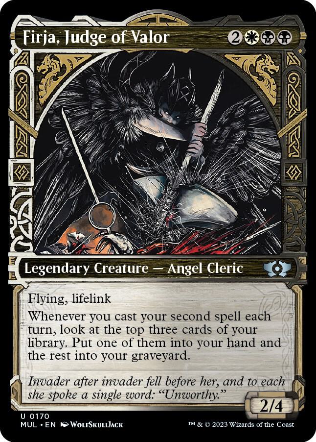 Firja, Judge of Valor (Halo Foil) [Multiverse Legends]