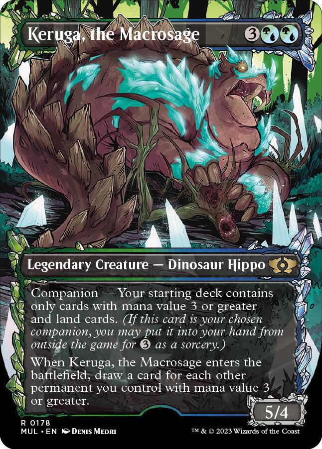 Keruga, the Macrosage (Halo Foil) [Multiverse Legends]
