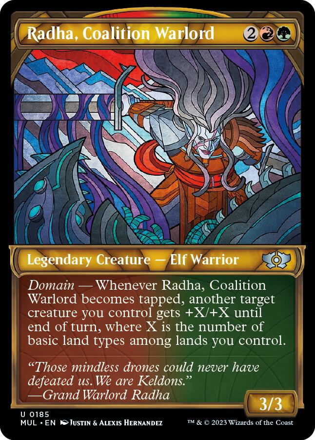Radha, Coalition Warlord (Halo Foil) [Multiverse Legends]