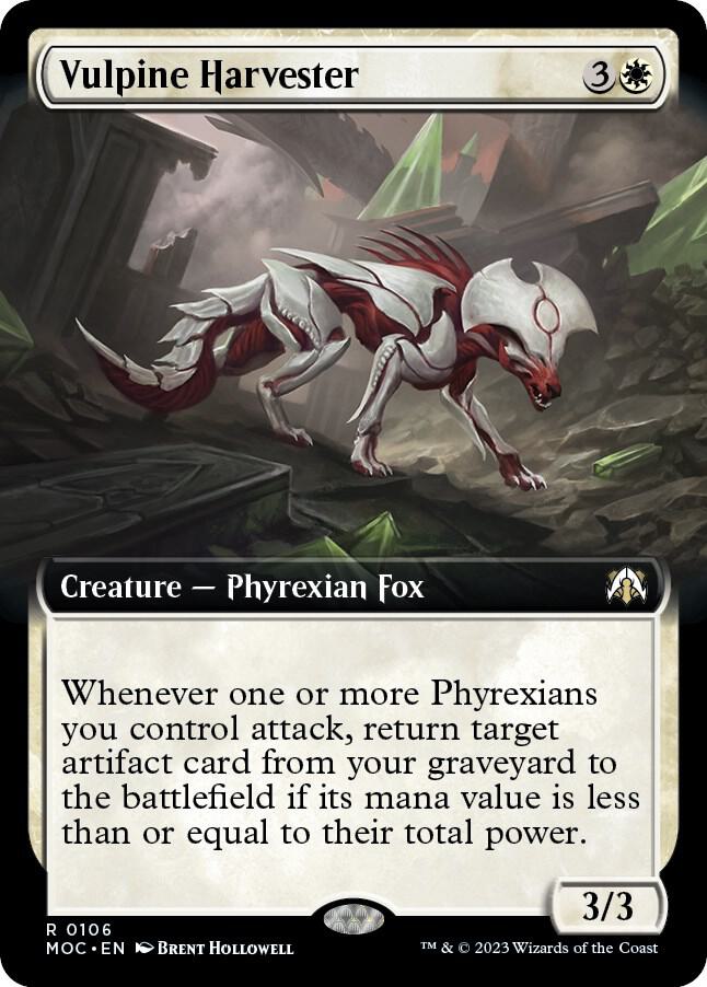 Vulpine Harvester (Extended Art) [March of the Machine Commander]