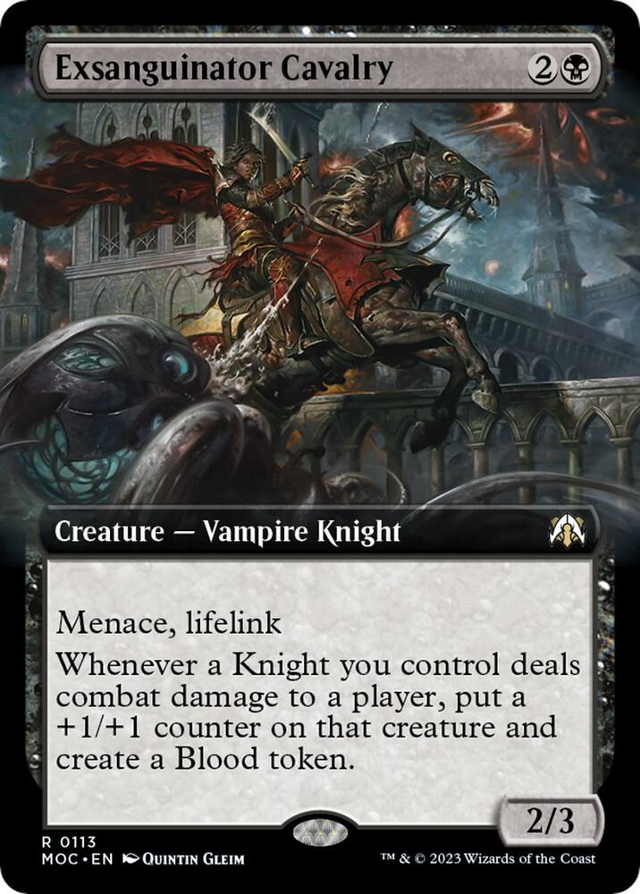 Exsanguinator Cavalry (Extended Art) [March of the Machine Commander]