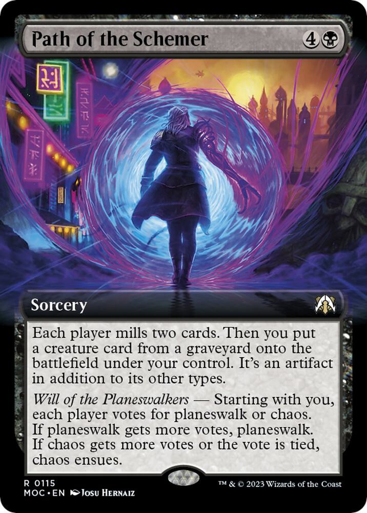 Path of the Schemer (Extended Art) [March of the Machine Commander]