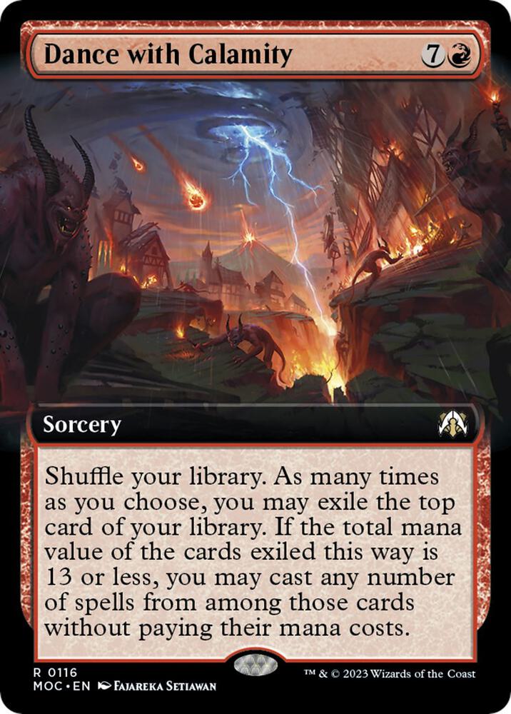 Dance with Calamity (Extended Art) [March of the Machine Commander]