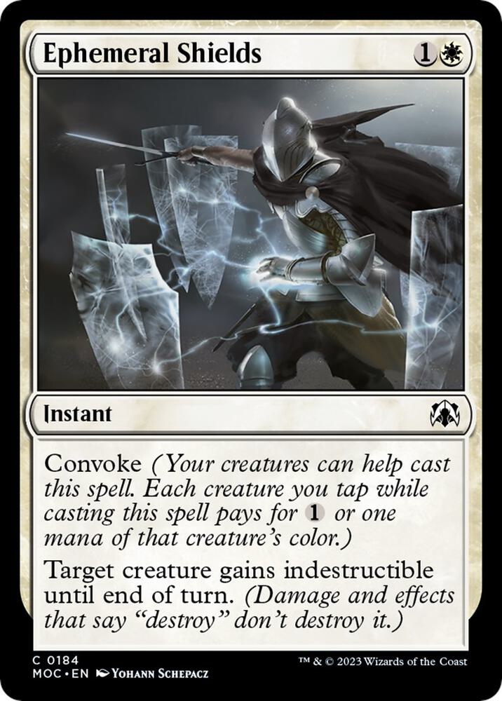 Ephemeral Shields [March of the Machine Commander]