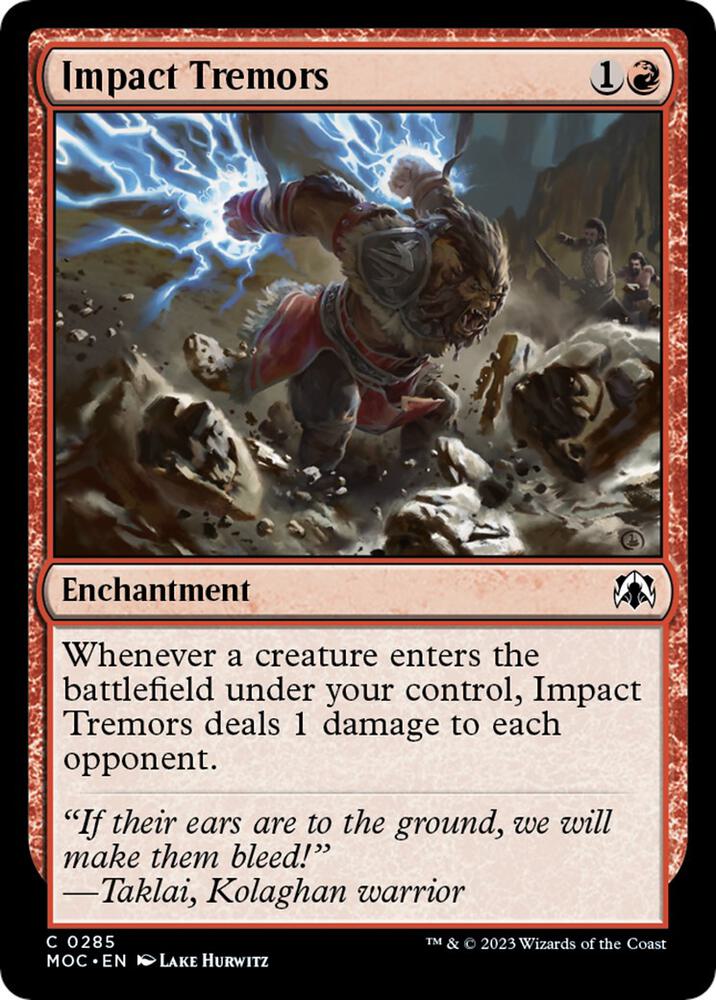 Impact Tremors [March of the Machine Commander]