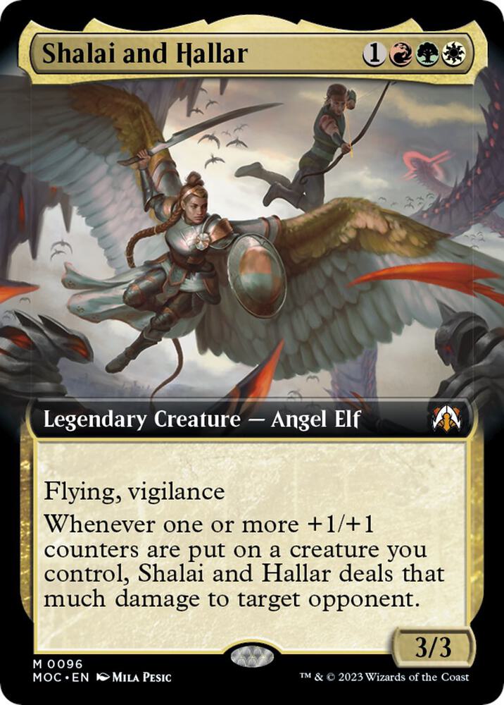 Shalai and Hallar (Extended Art) [March of the Machine Commander]