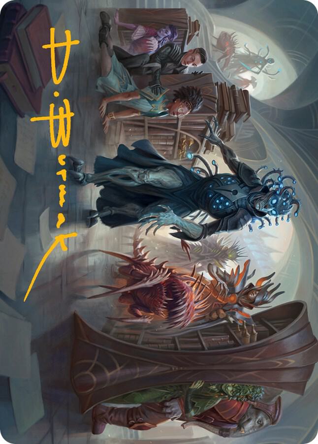 Invasion of Arcavios Art Card (Gold-Stamped Signature) [March of the Machine Art Series]