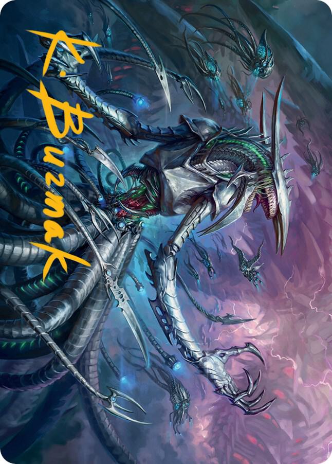 Jin-Gitaxias Art Card (Gold-Stamped Signature) [March of the Machine Art Series]